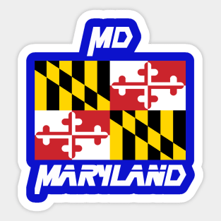 Maryland MD Sticker
